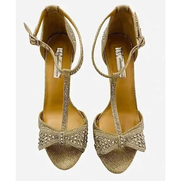 INC Crystal Open Toe with bow Sandals