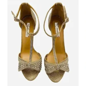 INC Crystal Open Toe with bow Sandals