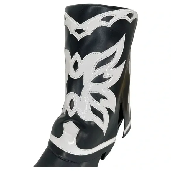 International Concepts Jadiza Western Style Over Ankle Womens Boots Size 6M