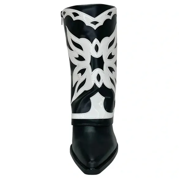 International Concepts Jadiza Western Style Over Ankle Womens Boots Size 6M