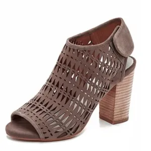 Jeffrey Campbell Quebec Suede Cutout Heeled Sandals