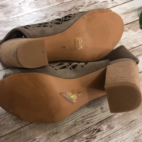 Jeffrey Campbell Quebec Suede Cutout Heeled Sandals