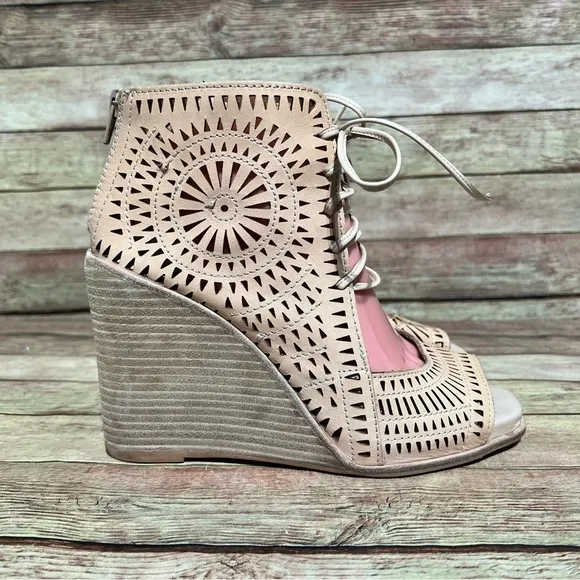Jeffrey Campbell Rodillo Wedge Open Toe Sandals