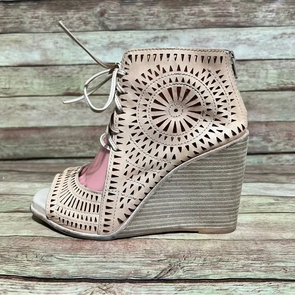 Jeffrey Campbell Rodillo Wedge Open Toe Sandals