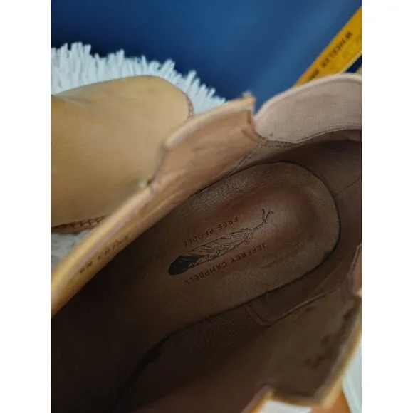 Jeffrey Campbell x Free People Women’s Brown Shade Chelsea Ankle Boots Size 8.5