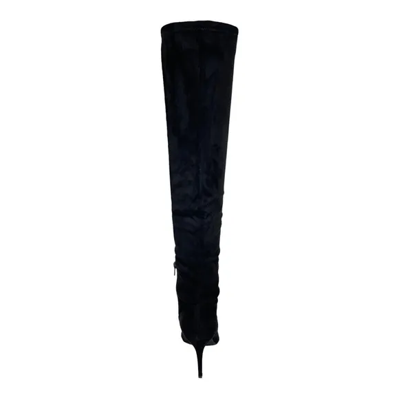 Jessica Simpson Abrine Black Microsuede Fabric OTK Womens Boots Size 8.5M