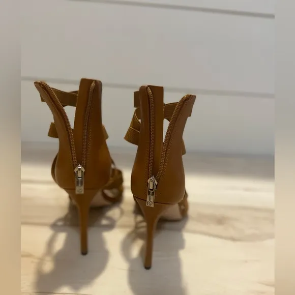 Jessica Simpson~NWOB~Criss Cross~Elastic~Strapped~Stiletto Heel~Sandals~Size 11