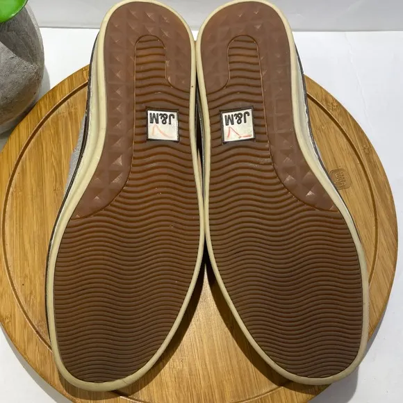 Johnston &amp; Murphy McGuffy Knit Slip On Loafers Grey Comfort Shoes Size 9.5M
