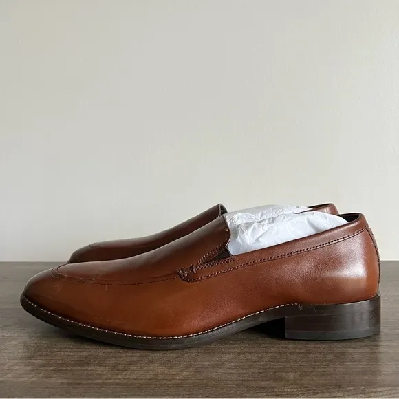 Johnston &amp; Murphy Men's Slip On Leather Loafer Dress Shoes Size 10.5 #397