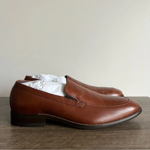 Johnston &amp; Murphy Men's Slip On Leather Loafer Dress Shoes Size 10.5 #397