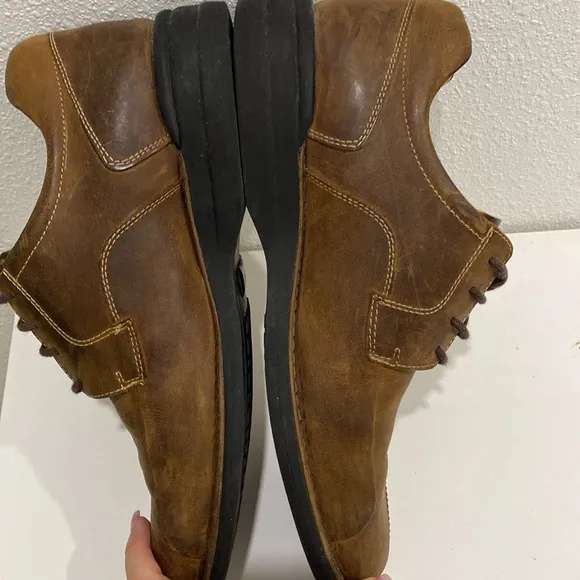 Johnston &amp; Murphy Shuler Bicycle Full Grain Leather Lace Up Shoes | Size 9M