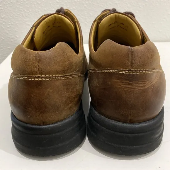 Johnston &amp; Murphy Shuler Bicycle Full Grain Leather Lace Up Shoes | Size 9M