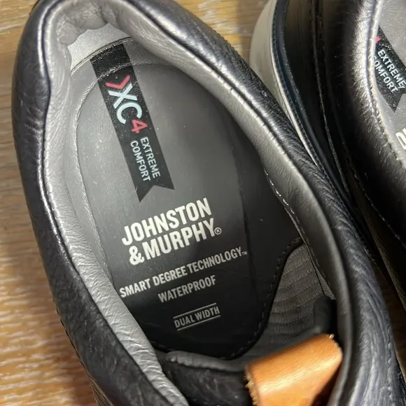 JOHNSTON &amp; MURPHY XC4® Foust Lace-To-Toe Black Shoes 8.5