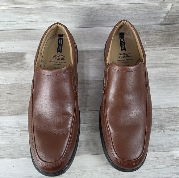 Johnston &amp; Murphy XC4 Stanton 2.0 Moc Venetian Loafer WP Leather Mens 13XW