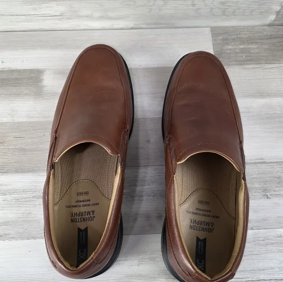 Johnston &amp; Murphy XC4 Stanton 2.0 Moc Venetian Loafer WP Leather Mens 13XW