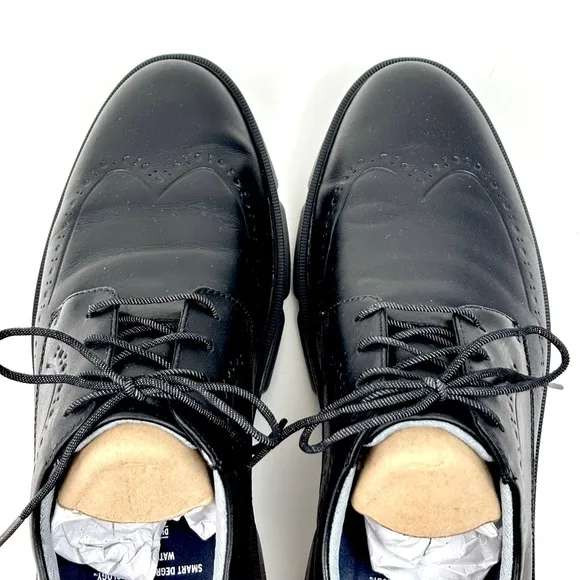 JOHNSTON &amp; MURPHY XC4 Tanner Leather Wingtip Oxford Shoes Size 12