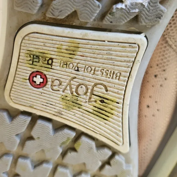 JOYA &quot;Tokyo II&quot; in Rose Gold Metallic Texture Zip Lace Up Size 7.5