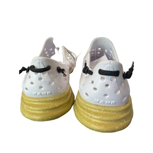 KANE Shoes‎ Active Recovery Shoe Revive Sneaker  White/Yellow Speckle W10/M8 NEW