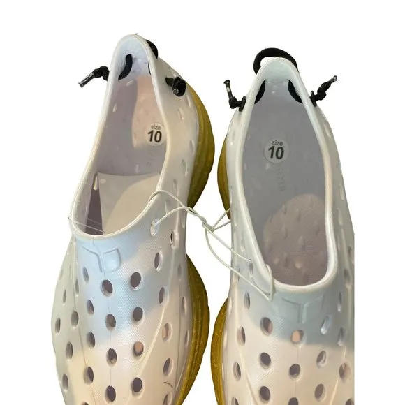 KANE Shoes‎ Active Recovery Shoe Revive Sneaker  White/Yellow Speckle W10/M8 NEW