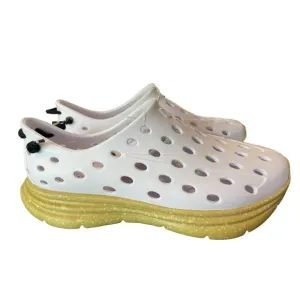 KANE Shoes‎ Active Recovery Shoe Revive Sneaker  White/Yellow Speckle W10/M8 NEW