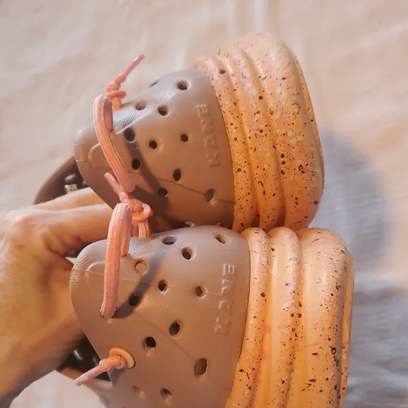 Kane x Mazza Desert Peach Slip-On Recovery Sz. 13 Shoes Made In Brazil