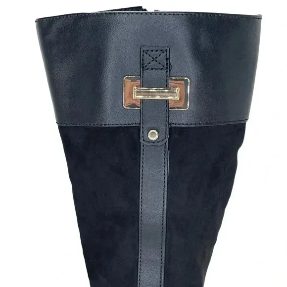 Karen Scott Deliee Black Knee High Womens Boots Size 5.5M