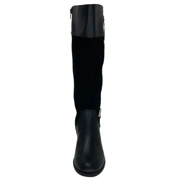 Karen Scott Deliee Black Knee High Womens Boots Size 5.5M