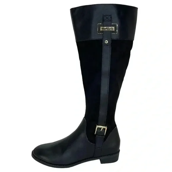 Karen Scott Deliee Black Knee High Womens Boots Size 5.5M