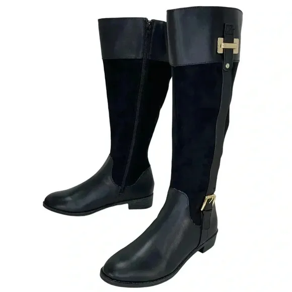 Karen Scott Deliee Black Knee High Womens Boots Size 5.5M