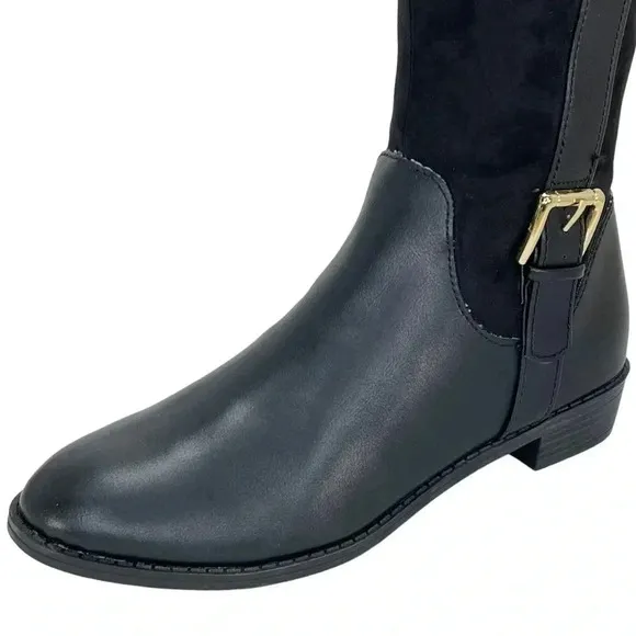 Karen Scott Deliee Black Knee High Womens Boots Size 5.5M