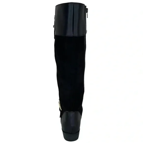 Karen Scott Deliee Black Knee High Womens Boots Size 6.5M