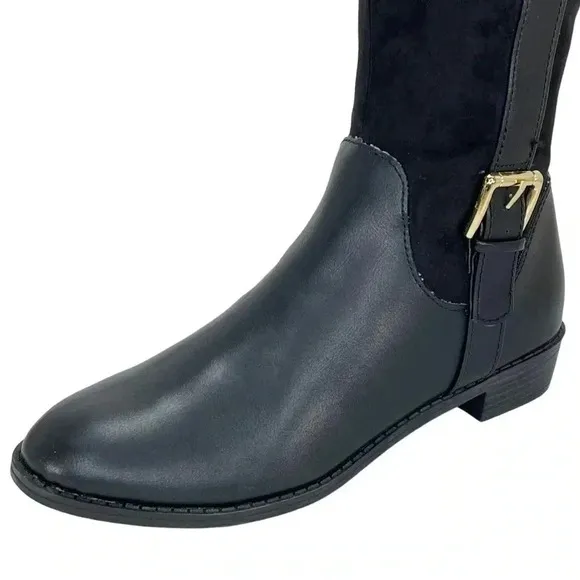 Karen Scott Deliee Black Knee High Womens Boots Size 6.5M