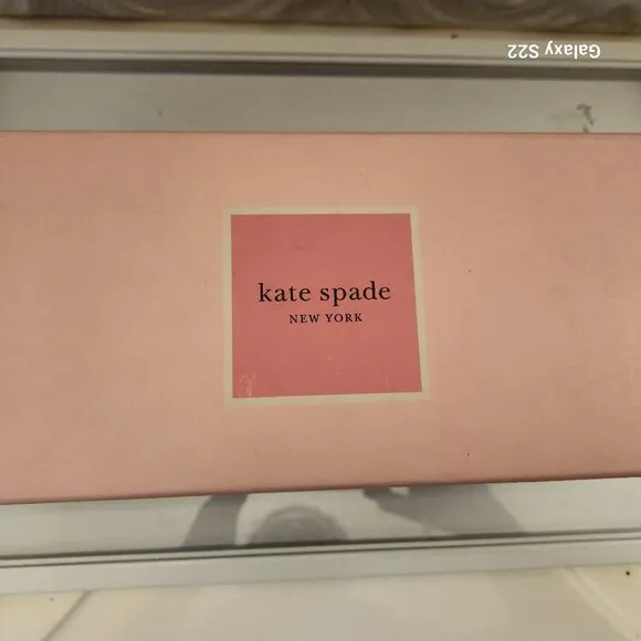 KATE SPADE  Women's Clear Multi Honor Pointed Toe Slip On Heeled Shoes 5.5