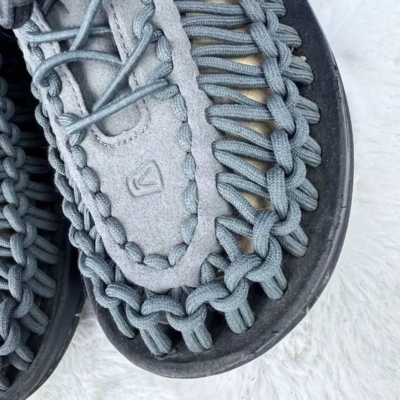 |•KEEN•| 'All Gender UNEEK Sneaker x Only NY' Grey Braided Shoes Footwear