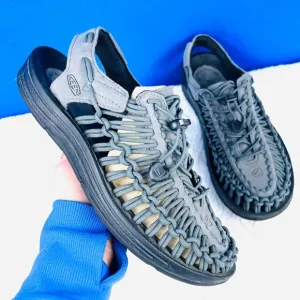 |•KEEN•| 'All Gender UNEEK Sneaker x Only NY' Grey Braided Shoes Footwear