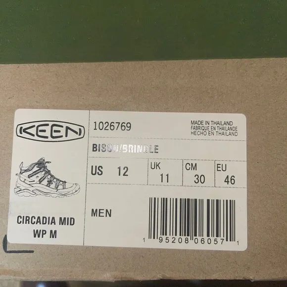 Keen Circadia Mid WP Mens Waterproof Walking Hiking Boots Choose Size NIB