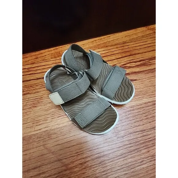 Keen Elle Backstrap Sandals Girls Kids 11 Tan Adjustable Open Toe NEW
