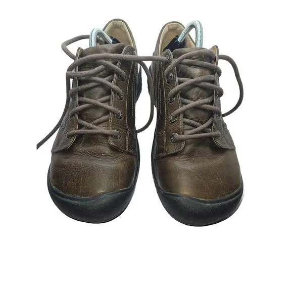 Keen Mens Alki Oxford Shoes Size 10.5 Brown Leather Comfort Lace Up 1002789