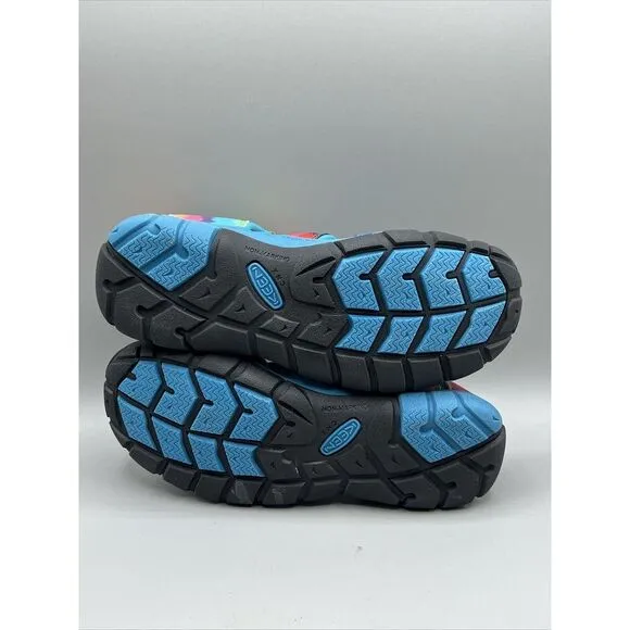 KEEN Seacamp II CNX Closed Toe Sandals Original Tie-Dye Vivid Blue Size 5 NIB