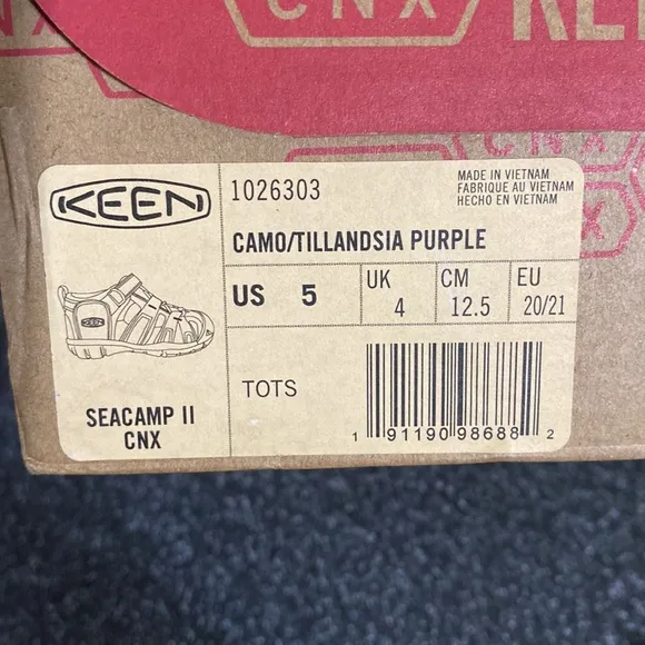 KEEN Unisex-Child Seacamp 2 CNX Closed Toe Sandals Size 5 tots