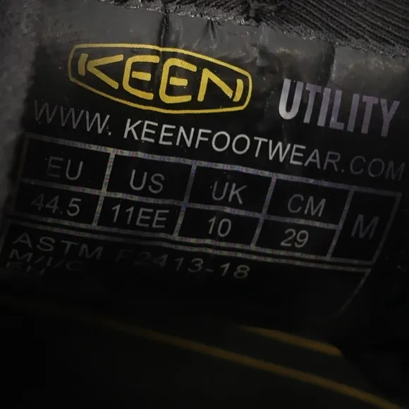 Keen Utility Atlanta II Cooler Sandal Steel Toe EH-Rated Black Men's 11EE