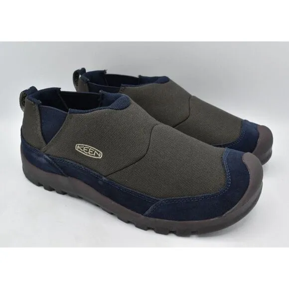 Keen Mens Size 11.5 Hoodcamp FR Black Olive Sky Captain Slip On Shoes
