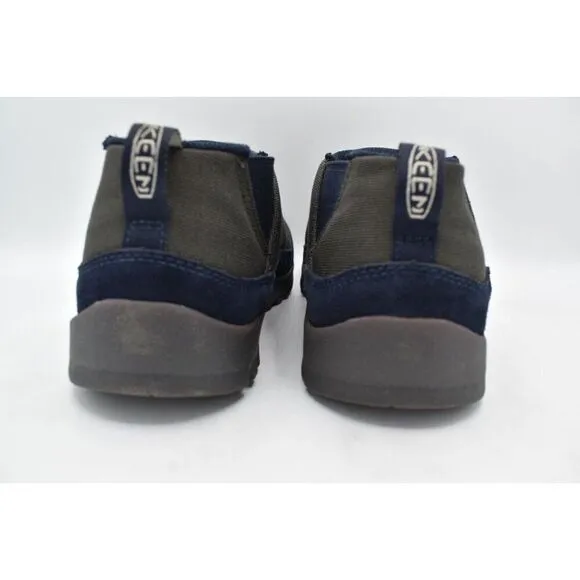 Keen Mens Size 11.5 Hoodcamp FR Black Olive Sky Captain Slip On Shoes