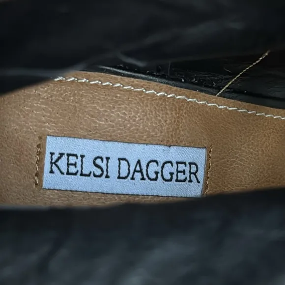Kelsi Dagger ‘Innis’ leather wedge sandals, size 6
