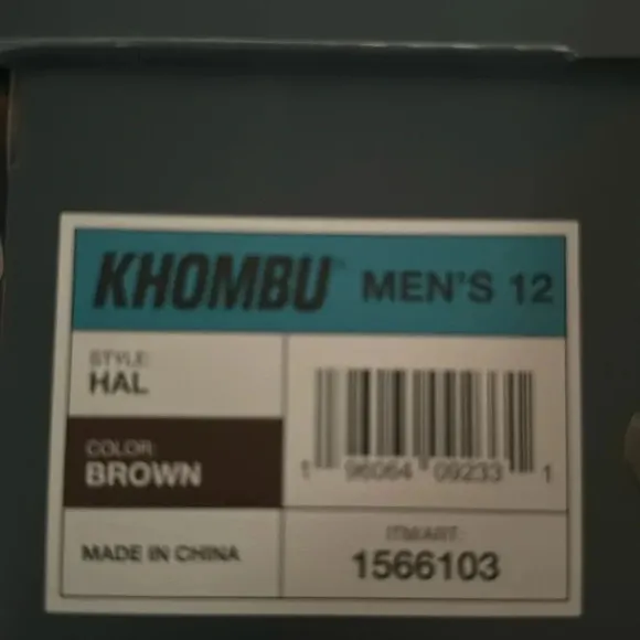 Khombu Men's Closed Toe Sandals Size 12