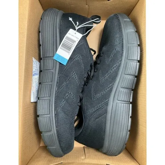 Kirkland Men's Walk Sneaker Cushion Breathable Black Shoes 13 NEW