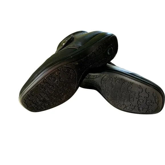 Klouds Australia Willough Black Leather Comfort Shoes Booties Size 7 Wide