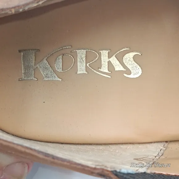 Kork-Ease 11 M Shoes Korks Brown Leather Slip On Cap Toe Gertrude Boho Artsy