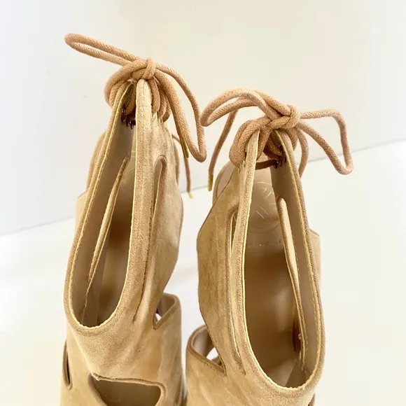 Kurt Geiger Suede Open Toe Hattie Heels