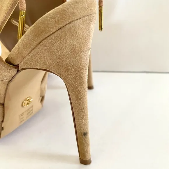 Kurt Geiger Suede Open Toe Hattie Heels